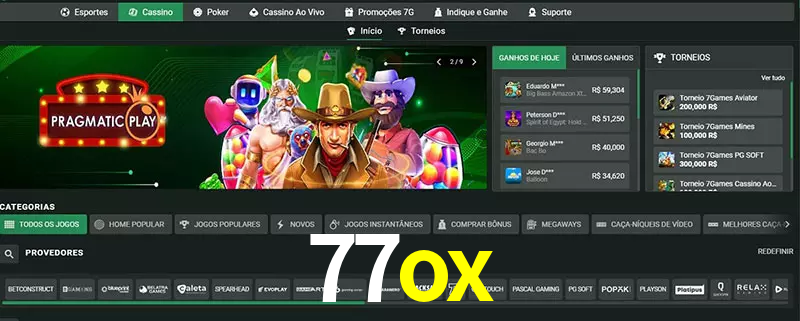 cassino 77ox